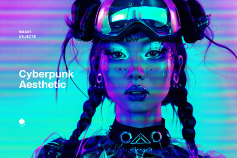 Cyberpunk Film Photo Effect