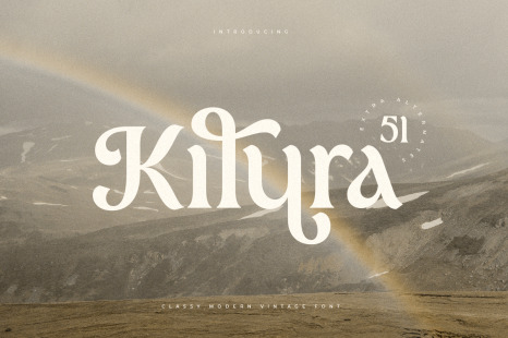 Kilura – Classy Modern Vintage Font