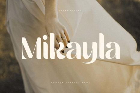 Mikayla Modern Display Font