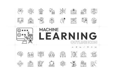 Animated Machine Learning Icons