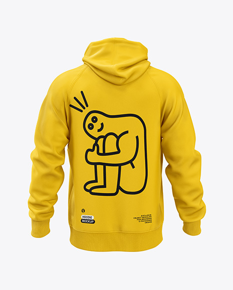 Hoodie Mockup - Back View