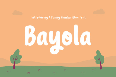 Bayola – Funny and Cute Handwritten Font