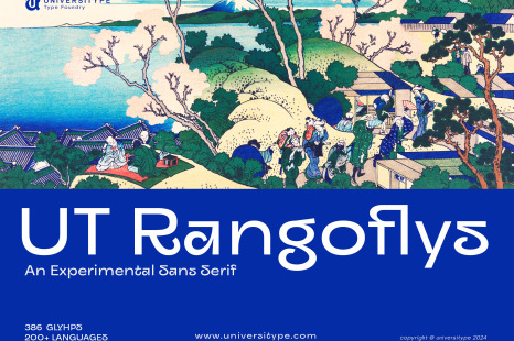 UT Rangoflys - An Experimental Sans Serif Font