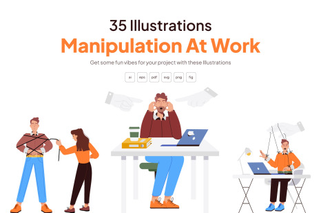 Work Manipulation Art Set