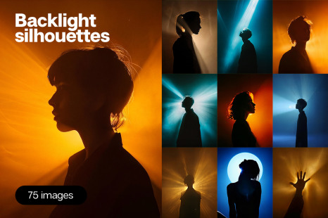 Backlight silhouettes - 75 images