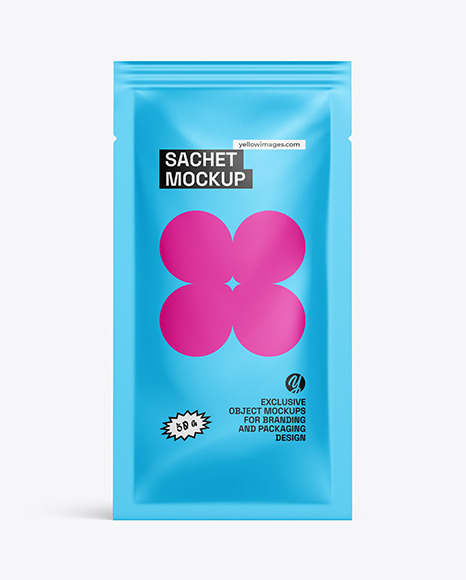 Matte Sachet Mockup