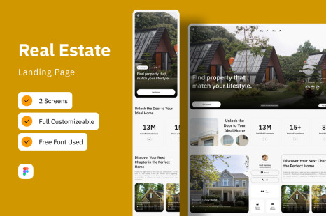 Archilles - Real Estate Landing Page