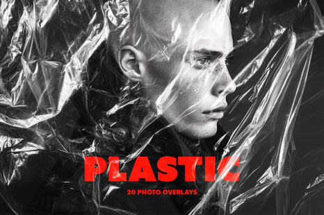 Wrinkled Plastic Overlay Textures