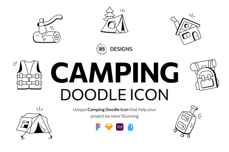 85 Camping Doodles