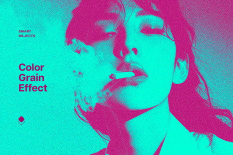 Color Grainy Photo Effect