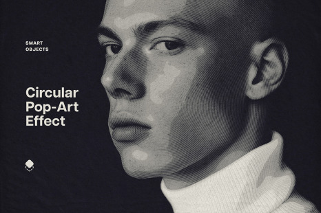 Circular Pop Art Photo Effect