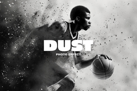 Dust Powder Photo Effect