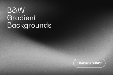 B&amp;W Gradient Backgrounds