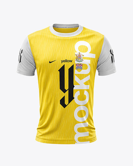 Crew Neck Soccer Jersey Mockup