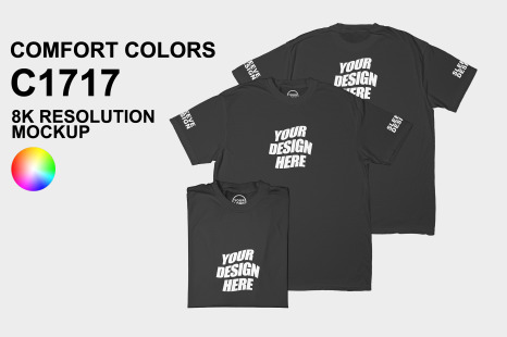 Comfort Colors C1717 Tshirt Mockup