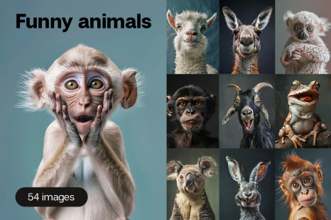 Funny animals - 54 images