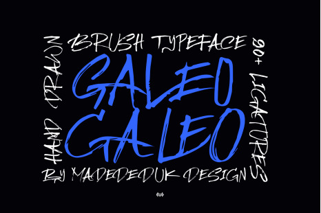 Galeo Brush Font