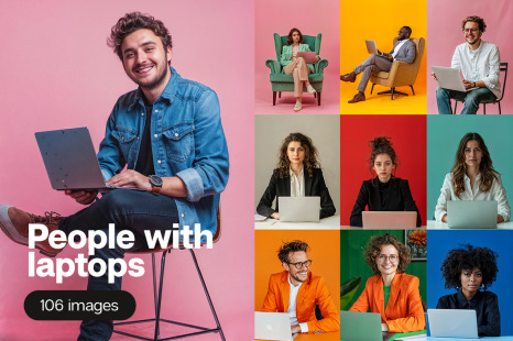 People with laptops - 106 images