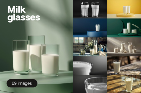 Milk glasses - 69 images