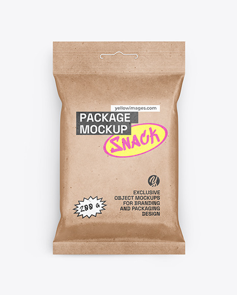 Kraft Snack Package Mockup