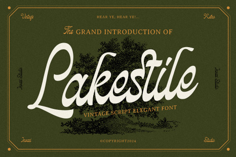 Lakestile - Classic Reverse Script