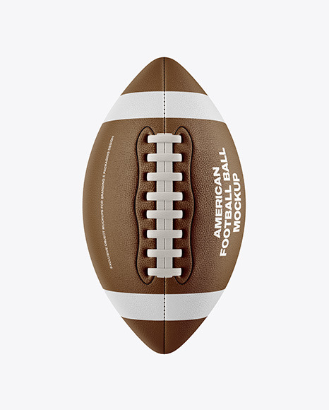 American Football Ball Mockup