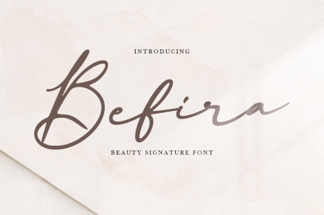 Befira - Feminine and Beauty Script font
