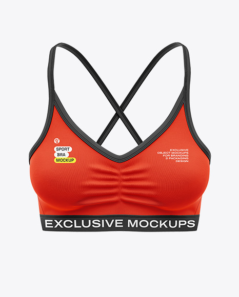 Women&#039;s Sports Bra Mockup