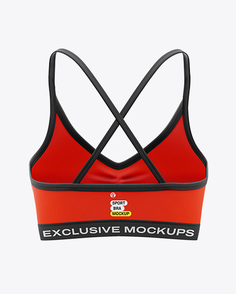 Women&#039;s Sports Bra Mockup