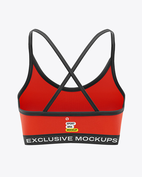 Women&#039;s Sports Bra Mockup