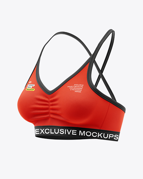 Women&#039;s Sports Bra Mockup