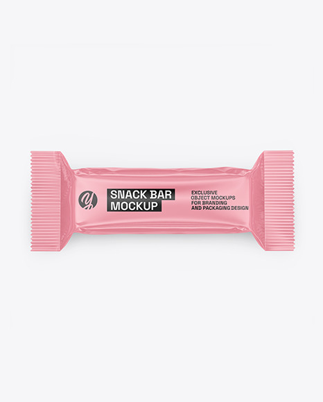 Glossy Snack Package Mockup