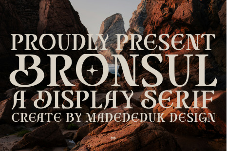 Bronsul Display Serif Font