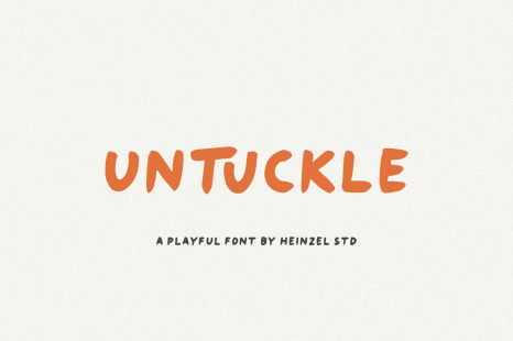 Untuckle Playful Font