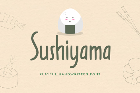 Shusiyama - Playful Handwritten Font