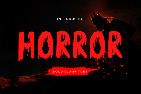 Horror - Bold Scary Font