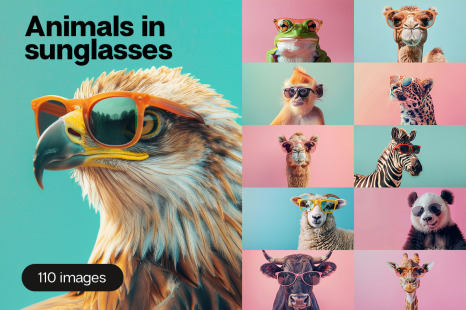 Animals in sunglasses