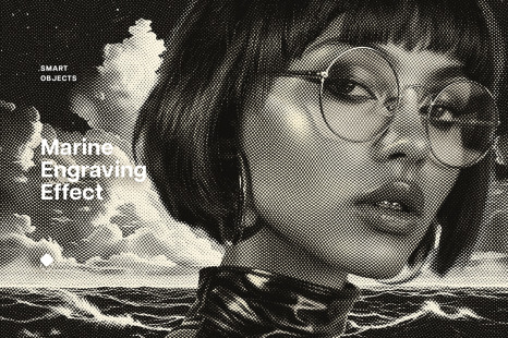 Marine Engraving Photo Effect