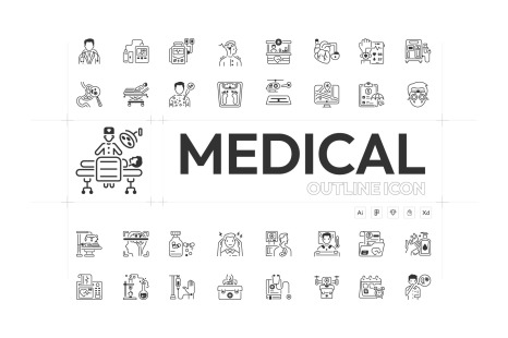 Health and Medical Icon Set