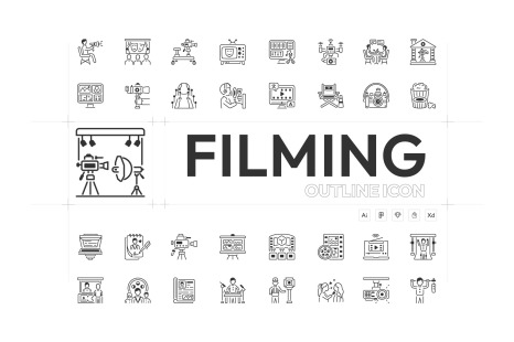 75 Filming Icons