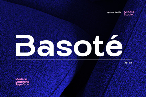 Basote - Modern Logo Font Typeface