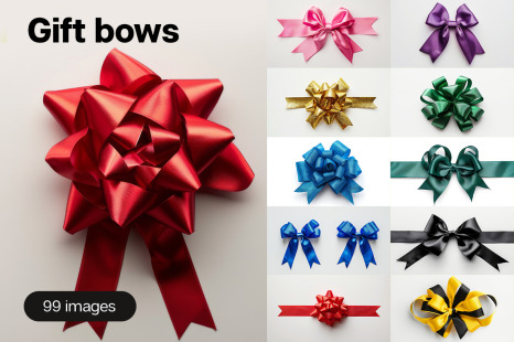 Gift bows - 99 images