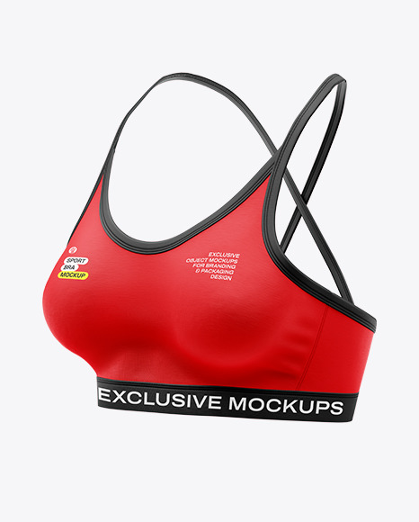 Women&#039;s Sports Bra Mockup