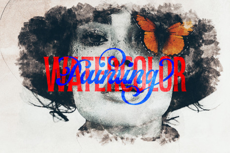 Watercolor Painting Photo Effect