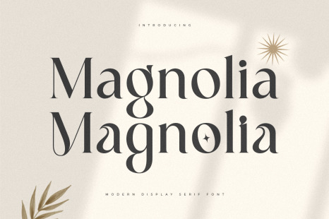 Magnolia - Modern Display Serif Font