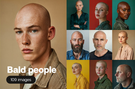 Bald people - 109 images