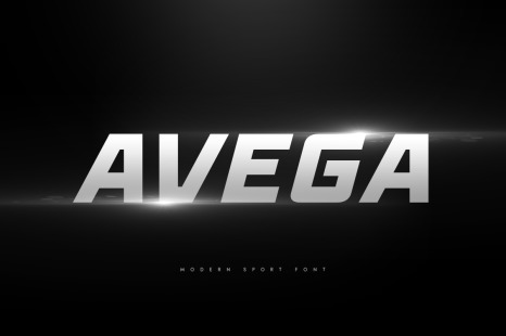 AVEGA - Modern Sport Font