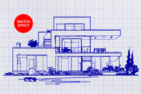 Pen Sketch Photo Effect