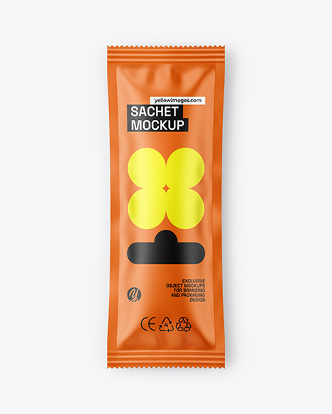 Matte Sachet Mockup