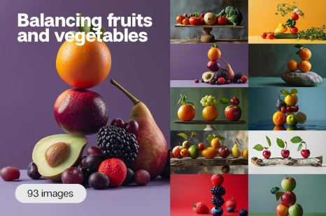 Balancing fruits, vegetables and berries